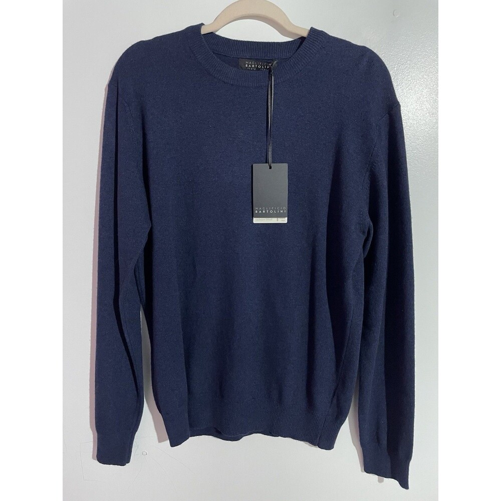 Maglificio  Bartolini Sweater Men L Cashmere Wool Blend Italy Preppy‎ Minimalist